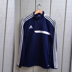 Blue Adidas Track Pull Over